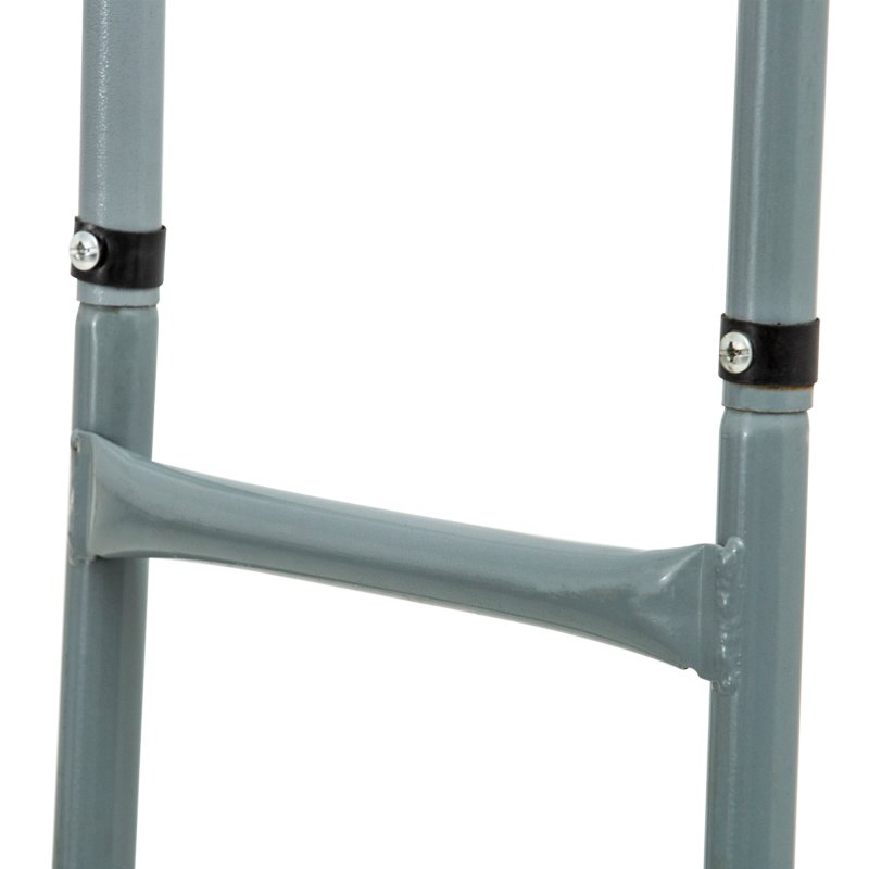 Outsunny Metal Trampoline Ladder 3 Step Outdoor Stepper for 12ft or 14ft Trampoline