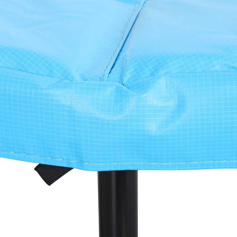 HOMCOM 40" Fitness Trampoline with Adjustable Handle, Rebounder Trampoline, Mini Jumper for Indoor Exercise Workout, Blue