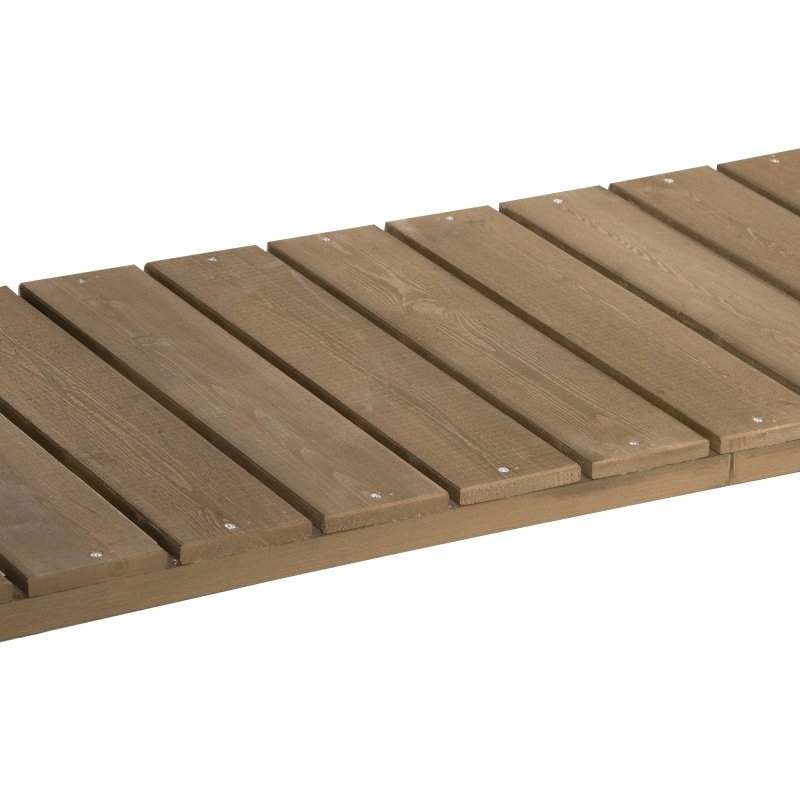 Outsunny Wooden Herb Planter with 8 Pocket, Raised Bed Container Garden Planter Boxes, 110L x 46W x 76Hcm, Brown