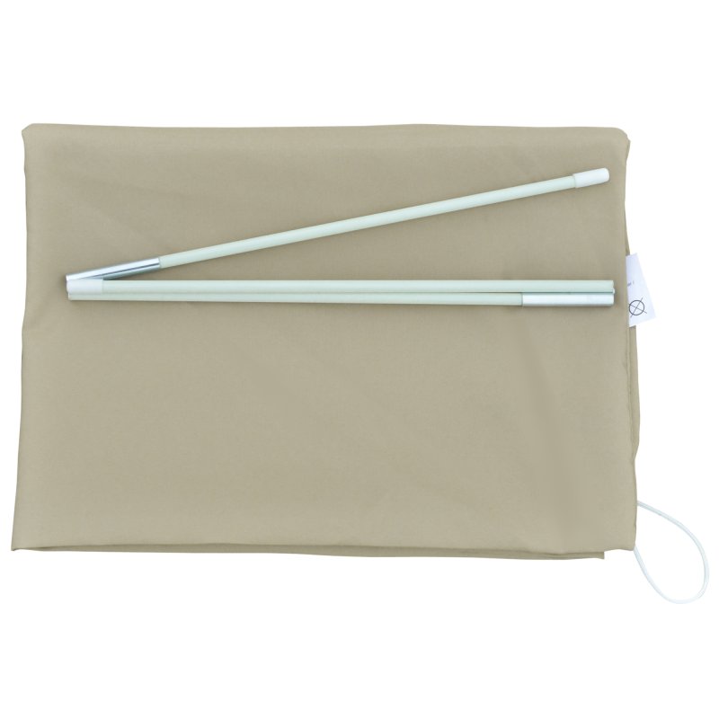 Outsunny Garden Parasol Cover, Outdoor Patio Umbrella Protector Weatherproof Garden Patio with Rod, Zipper for 2-4m Parasol, 60 x 160cm, Khaki
