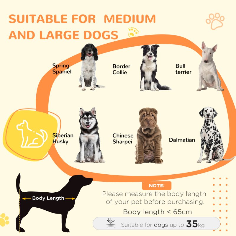 PawHut Dog Crate Furniture, Side End Table, Indoor Dog Kennel with Soft Washable Cushion, Wire Mesh, Large Top, for Large Dogs, 106 x 74 x 81.5, Grey