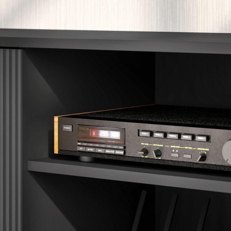 HOMCOM Modern TV Stand Cabinet for TVs up to 55
