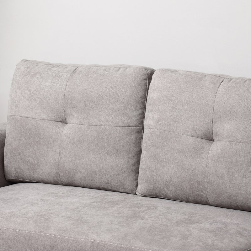 HOMCOM 3 Seater Sofa Bed, L Shaped Pull Out Sofa Bed with Storage, Convertible Click Clack Settee Sectional Sleeper Futon for Living Room, Office