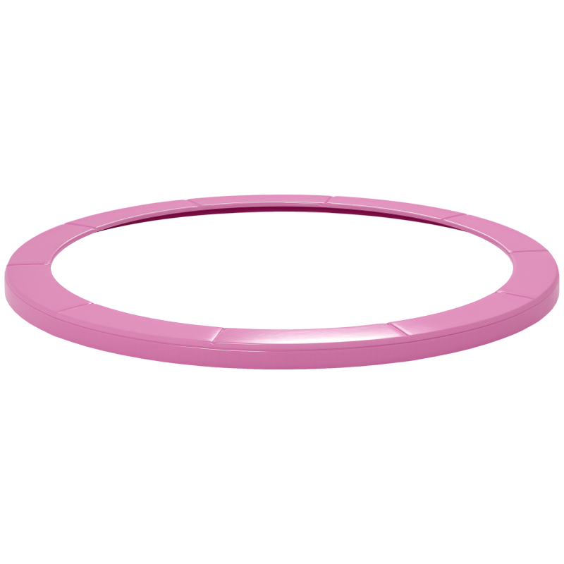 SPORTNOW 10FT Trampoline Spring Cover, Plastic Trampoline Pad Replacement with Elastic Cord, Waterproof, UV Resistant and Tear-Resistant, Pink