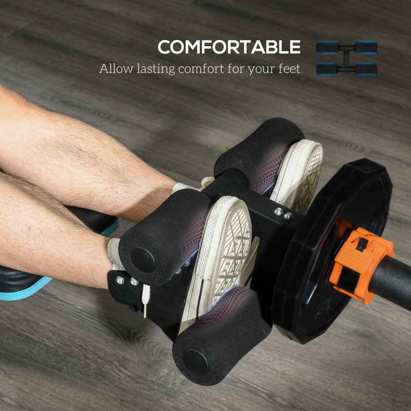 SPORTNOW Tib Bar Tibialis Trainer Calf Raise Machine for Shin Splints and Knee Pain Relief, Fits 5cm Weight Plates