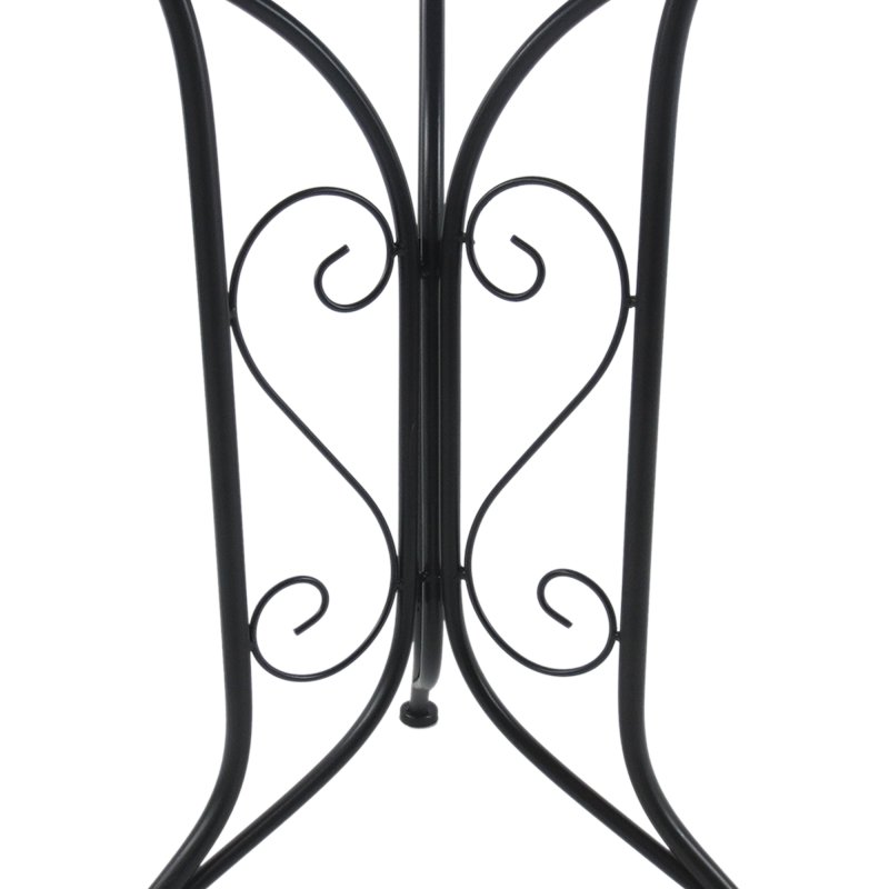 Outsunny 3 PCs Garden Mosaic Bistro Set Outdoor Patio 2 Folding Chairs & 1 Round Table  Outdoor Furniture Vintage