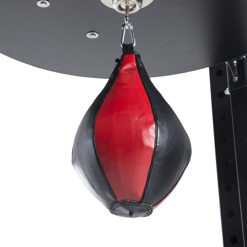 HOMCOM Speedball Platform Punch Bag Frame, Wall Mounted Swivel Bracket MMA Exercise Training Workout w/Ball