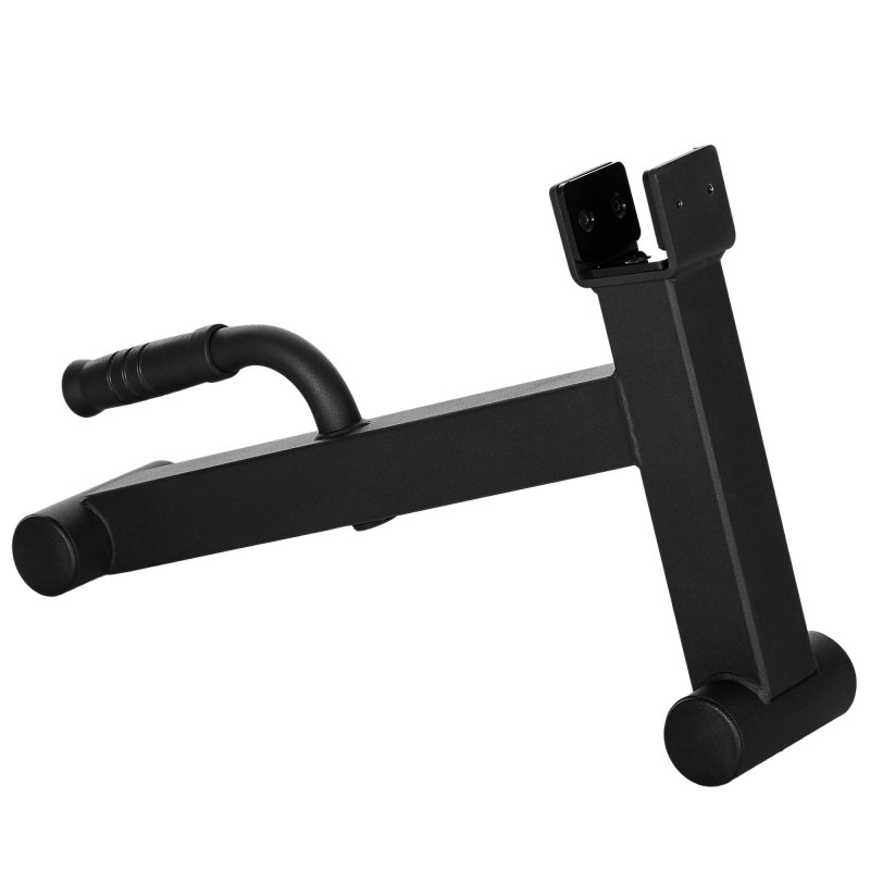 SPORTNOW Barbell Jack, Deadlift Jack with Non-Slip Handle and Plastic Padding, Easy Loading and Unloading 200kg Barbell Plates, for Home Gym, Deadlifting Weight Training