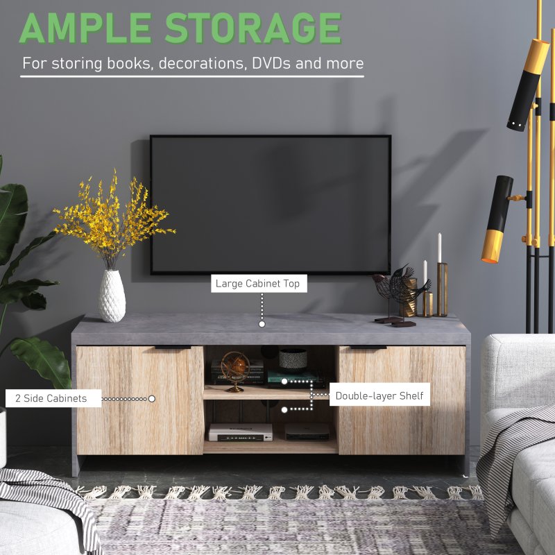 HOMCOM TV Stand for TV up to 55