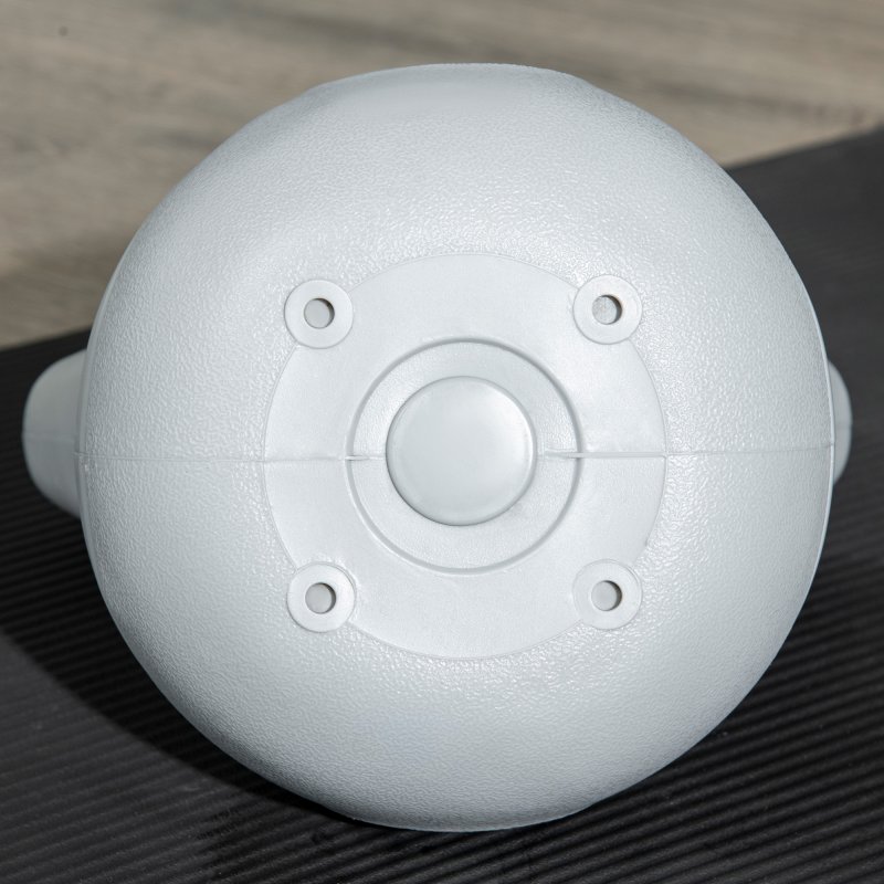 SPORTNOW Kettlebell, 16kg Kettle Bells with Handle for Home Gym Weight Lifting and Strength Training, Green and Grey