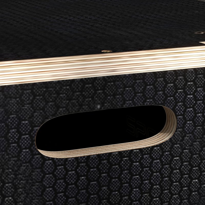 SPORTNOW 3-in-1 Wooden Plyo Box, Anti-Slip Plyometric Jump Platform, Step Up Exercise Box with Handle Openings for Home Gym, Workout Training, 41/51/61cm
