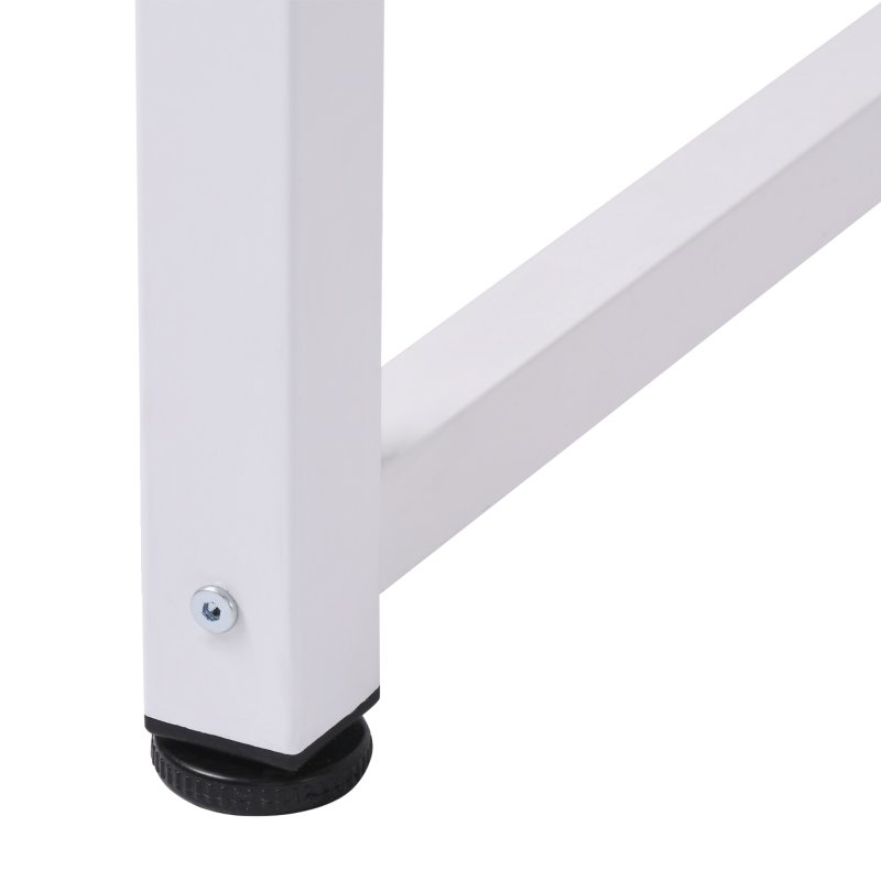 HOMCOM Computer Desk, Writing Table,Workstation for Home Office, Study with Metal Frame, Simple Assembly