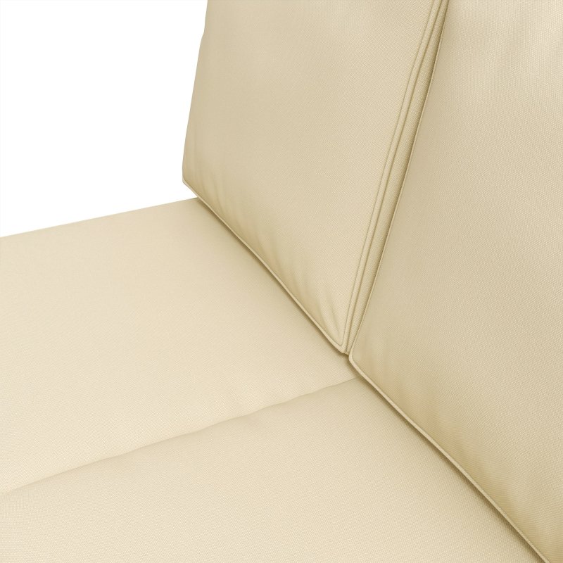 Outsunny 2 Seater Outdoor Seat Cushions, Backrest, Water Repellent Seat Pads for Dining Chair, Swing, Sofa, Beige