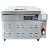 Commercial 18L Induction Electric Doughnut Donut Fryer Machine with Drain Tap – Stainless Steel Deep Fryer for Restaurants, 3kW 230V