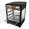 Commercial Curved Glass Hot Food Warmer Display Cabinet Pie & Pizza Slice