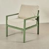Green aluminium metal rattan wicker garden outdoor four 4 seater bistro table and chairs furniture patio coffee table