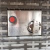 RATTAN FIRE PIT TABLE GREY WICKER CONSERVATORY OUTDOOR GARDEN FURNITURE CORNER DINING