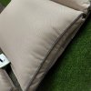 RATTAN RECLINER CHAIR SEAT WICKER GARDEN OUTDOOR SUN LOUNGER FURNITURE PATIO GREY