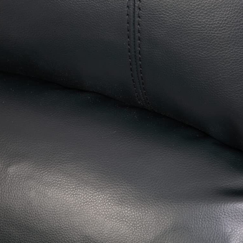 THREE SEATER 3 RECLINER BLACK SOFA SET SUITES SETTEE BLACK LEATHER 3 SEATER ARMCHAIR FAUX LEATHER