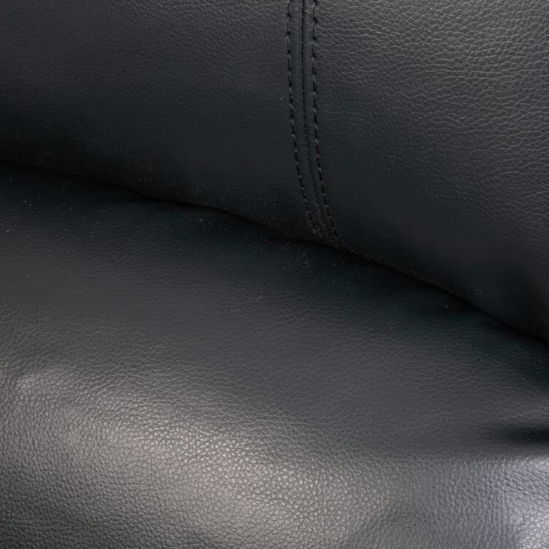 TWO SEATER TWIN 2 RECLINER BLACK SOFA SET SUITES SETTEE BLACK LEATHER 2 SEATER ARMCHAIR FAUX LEATHER