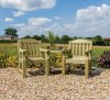 Elda Heavy Duty Solid Wood Companion Seat