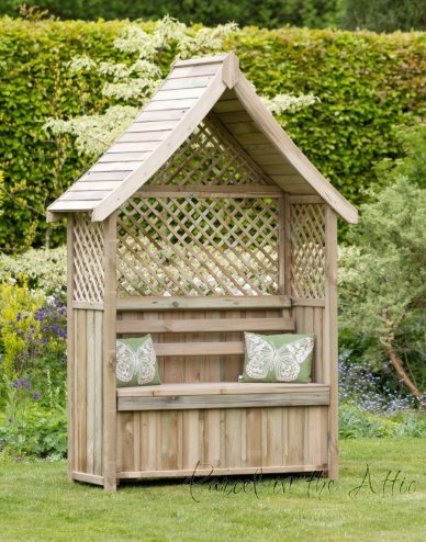 Jerez Arbour with Storage Box and Trellis