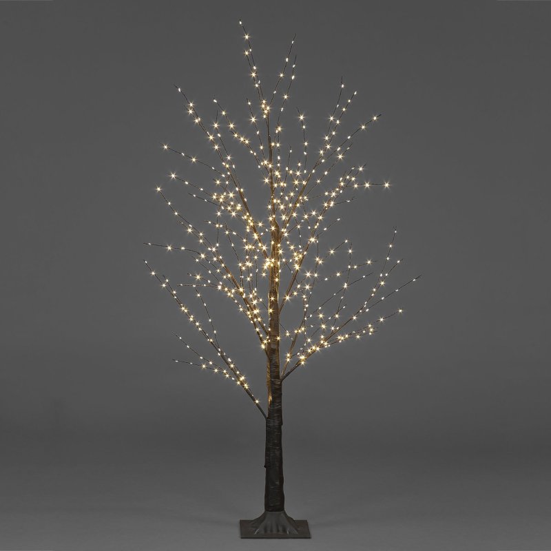 1.2m/4ft Black Micro Dot Christmas Tree with 500 warm white static leds
