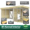 8x4 Dog Kennel (4ft Height) Flat Packed