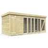 10X4 Dog Kennel (4ft Height) Flat Packed