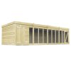 16X4 Dog Kennel (4ft Height) Flat Packed