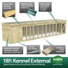 18X4 Dog Kennel (4ft Height) Flat Packed
