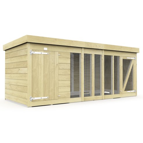 10X4 Dog Kennel (4ft Height) Flat Packed