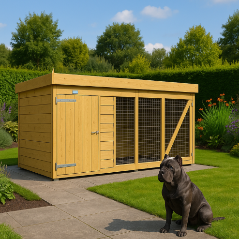 18X4 Dog Kennel (4ft Height) Flat Packed