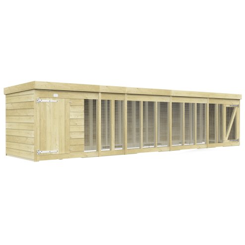 18X4 Dog Kennel (4ft Height) Flat Packed