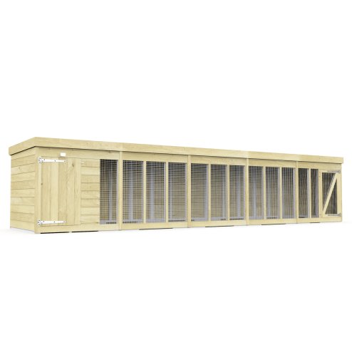 20X4 Dog Kennel (4ft Height) Flat Packed