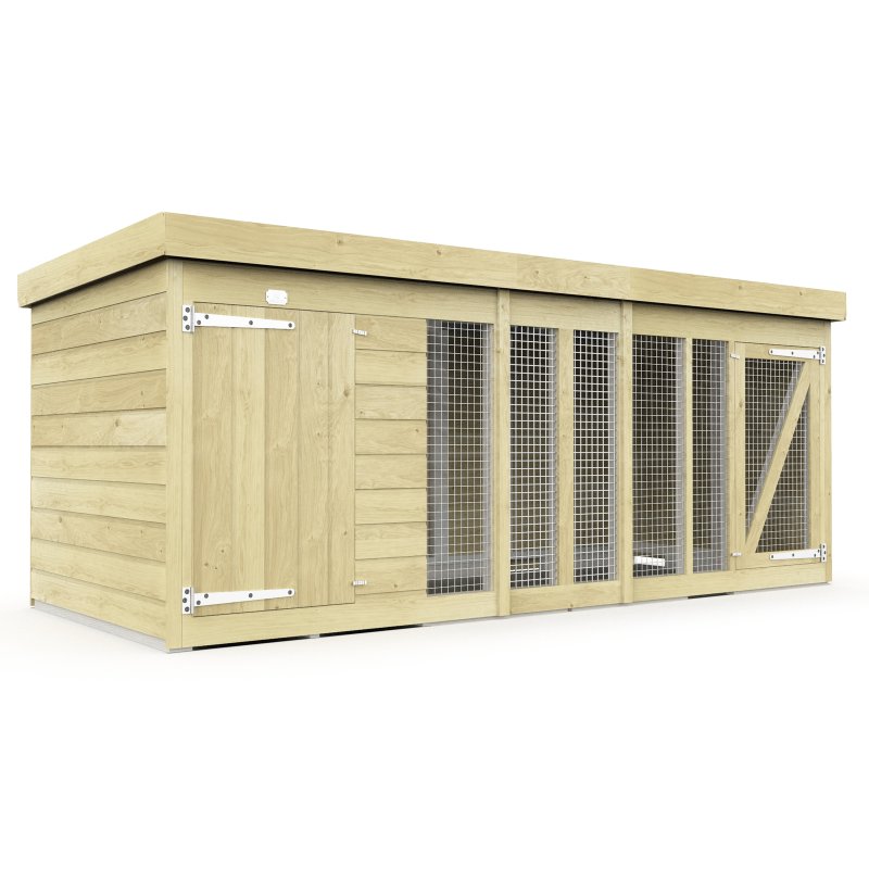 10X4 Dog Kennel (4ft Height) Flat Packed