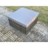 Fimous 6 Seat Modular Rattan Garden Furniture Coffee Table Footstool Chairs Outdoor