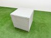 Fimous Light Grey PE Wicker Rattan Garden Furniture Set Sofa Set Reclining Chair Firepit Dining Table 5 Seater With Footstool Side Table