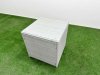 Fimous 8 Seater Outdoor Reclining Chair Love Sofa Set Rattan Garden Furniture Set with Adjustable Lifting Dining or Coffee Table 2 Stools Side Table Light Grey