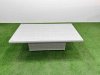 Fimous 9 PCs Rising Dining Table Set Inclining Love Sofa Seat 2 Big Footstool 2 Small Stool 1 Side Table Light Grey