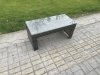 Fimous 6 Seater Outdoor Rattan Garden Furniture Set Corner Sofa Oblong Coffee Table Sets Dark Grey Mixed
