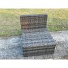 Fimous 3 PC Modular Rattan Garden Furniture Sofa Set Corner Sofa And Armless Sofa