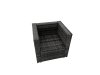 Fimous Rattan Garden Furniture Set Outdoor 10 Seater Patio Dining Corner Sofa Sets with Dining Table Chair Big Stool Dark Grey Mixed