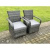 Fimous Rattan Garden Furniture Gas Fire Pit Rectangle Dining Table Gas Heater And Dining Chairs 6 Seater