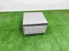 Fimous 6 PCs Rising Dining Table Set Rattan Furniture Set with 3 Seater Sofa 2 Small Footstools Big Footstool Light Grey