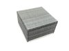 Fimous 9 Seater Outdoor Garden Furniture Set Wicker PE Rattan Corner Sofa Set with Square Coffee Table 2 Big Footstool Dark Grey Mixed