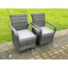Fimous Rattan Garden Furniture Gas Fire Pit Round Dining Table Set Gas Heater And Dining Chairs 4 Seater