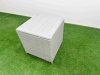 Fimous 6 Seater PE Rattan Wicker Garden Furniture Patio Conservatory Sofa Set with Rectangular Dining Table 3 Seater Sofa Love Sofa Big Footstool 2 Side Table