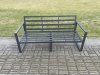 Fimous Aluminium 9 Seater Outdoor Garden Furniture Set Lounge Sofa Oblong Coffee Table Sets with Cushions Dark Grey