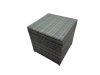 Fimous Outdoor Love Sofa Coffee Table Set Garden Rattan Furniture Set 7 Seater with 3 Stools 2 Side Tables Dark Grey
